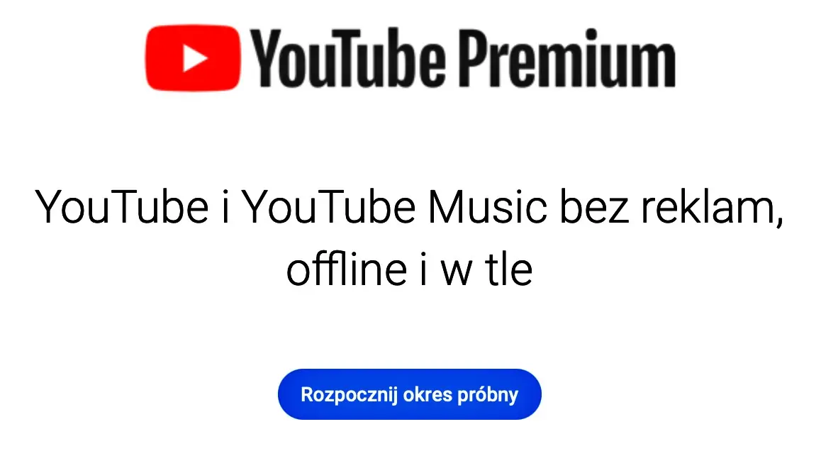 Wejdź na stronę youtube.com/premium